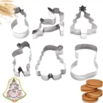 Μεταλλικά Κουπ πατ για cookies 6τμχ