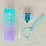 Παγούρι νερού χρωματιστό με ιμάντα 750ml - Image 3