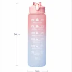 Παγούρι νερού χρωματιστό με ιμάντα 750ml - Image 4