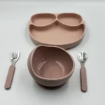 Σετ Σιλικόνης Dusty Pink Owl - Image 3