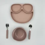 Σετ Σιλικόνης Dusty Pink Owl - Image 2