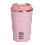EcoLife Coffee Thermos 370ml - Rose Pink