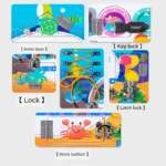 Ξύλινος Πίνακας Δραστηριοτήτων  Ωκεανός - Image 4