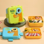 Παιδικό Πλαστικό Φαγητοδοχείο Dino 2 επιπέδων - Image 7