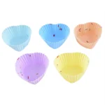 Φόρμες σιλικόνης για Cupcakes 1τμχ καρδιά