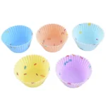 Φόρμες σιλικόνης για Cupcakes 1τμχ Στρογγυλό
