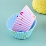 Φόρμες σιλικόνης για Cupcakes 1τμχ Στρογγυλό - Image 2