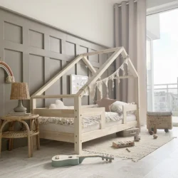 Παιδικό Κρεβάτι Coco Duo με ίσιο κάγκελο - 200-100,