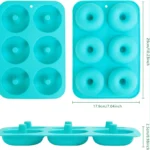 φόρμα σιλικόνης donuts 6 θέσεων
