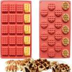 Φόρμα Σιλικόνης Mini Waffles