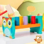 Παιχνίδι με Σφυράκι Πολύχρωμη Κουκουβάγια - Image 2