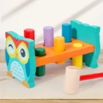 Παιχνίδι με Σφυράκι Πολύχρωμη Κουκουβάγια