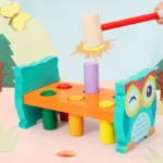 Παιχνίδι με Σφυράκι Πολύχρωμη Κουκουβάγια - Image 3