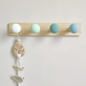 ξύλινη κρεμάστρα τοίχου