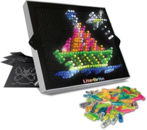 πίνακας lite brite με σφηνώματα