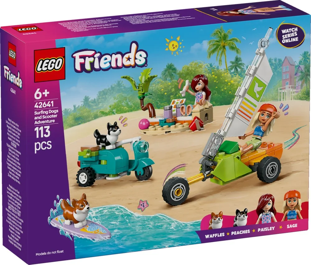 LEGO Σκύλοι στο Σερφ και Περιπέτεια με Σκούτερ 1 lego σκύλοι παραλία
