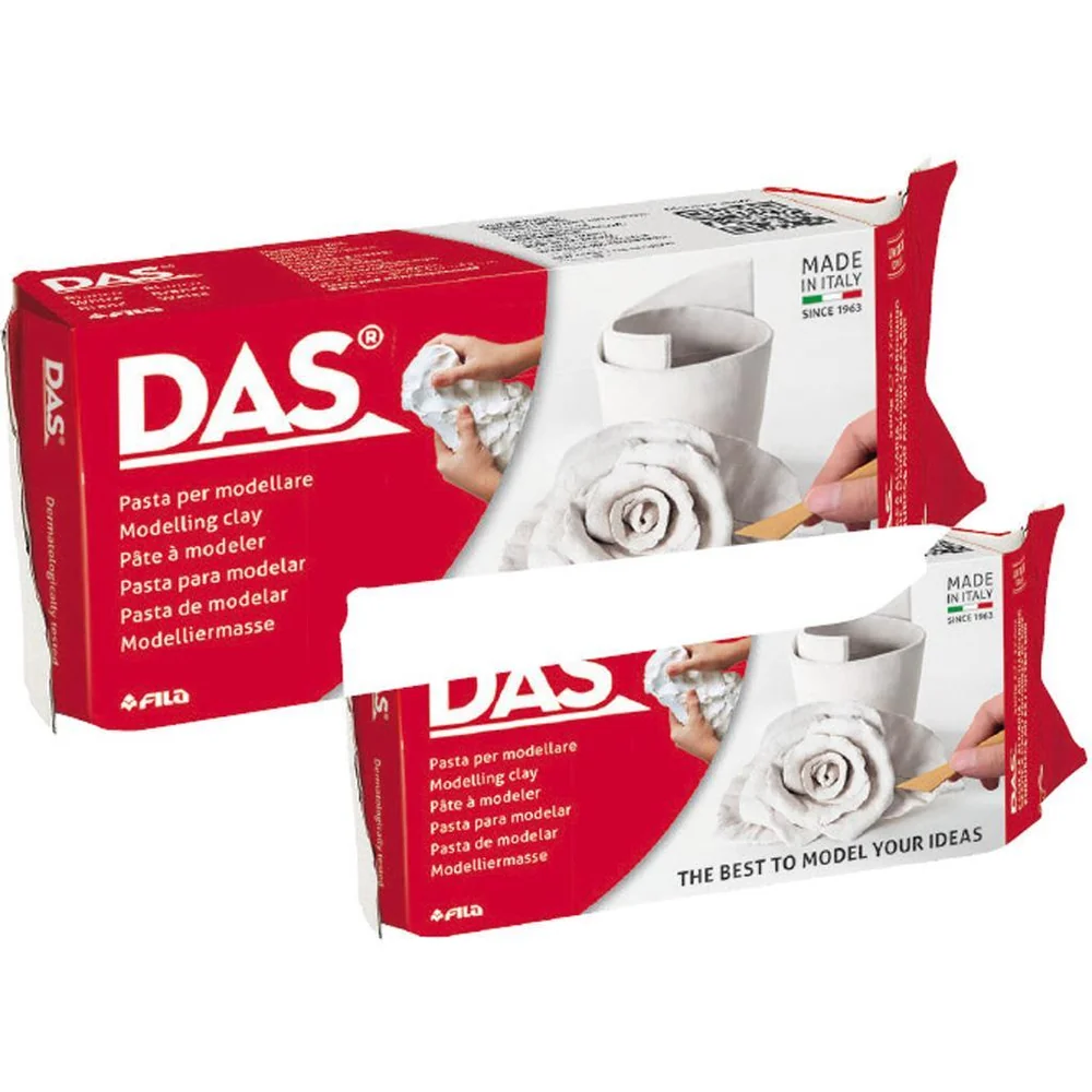 Λευκός Πηλός DAS 0,5 kg 1 λευκός πηλός das
