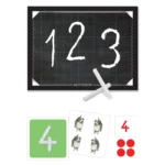 montessori παιχνίδι αριθμών 5
