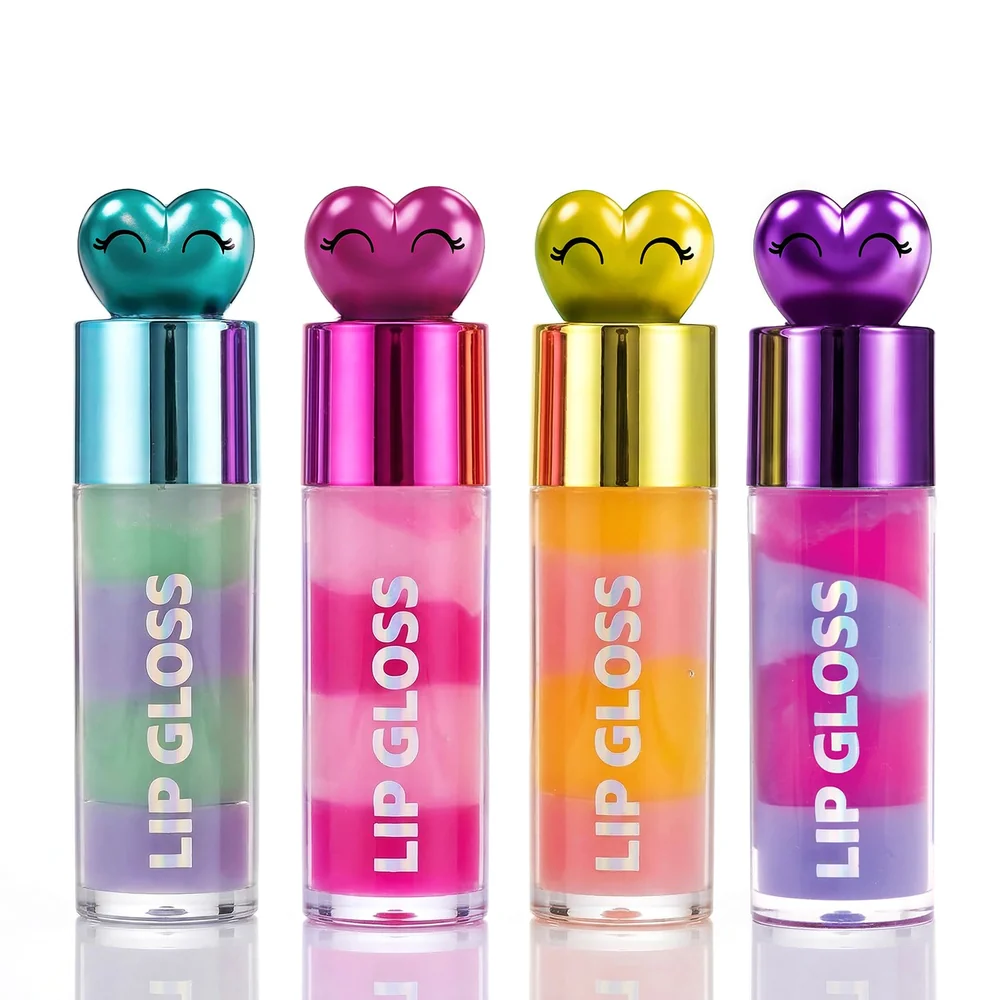 Lip Gloss HappiHobbi Sparkle Love με Καρδιά 1 lip gloss HappiHobbi
